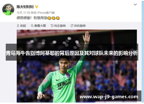 青岛海牛告别博阿基耶的背后原因及其对球队未来的影响分析